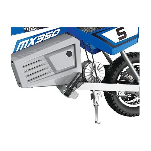 레이져(Razor) Razor MX350 Dirt Rocket Electric Motocross Off-Road Bike for Age 13+, Up to 30 Minutes Continuous Ride Time, 12