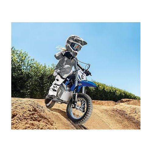 레이져(Razor) Razor MX350 Dirt Rocket Electric Motocross Off-Road Bike for Age 13+, Up to 30 Minutes Continuous Ride Time, 12
