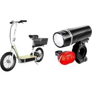 EcoSmart Metro Electric Scooter + BV Bicycle Light Set