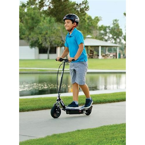 레이져(Razor) Razor Pocket Mod Petite - 12V Miniature Euro-Style Electric Scooter for Ages 7+, 100-watt Motor, Up to 40 min Ride Time & E100 Electric Scooter for Kids Ages 8+ - 8