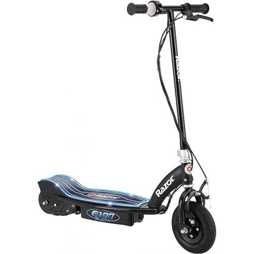 레이져(Razor) Razor Pocket Mod Petite - 12V Miniature Euro-Style Electric Scooter for Ages 7+, 100-watt Motor, Up to 40 min Ride Time & E100 Electric Scooter for Kids Ages 8+ - 8