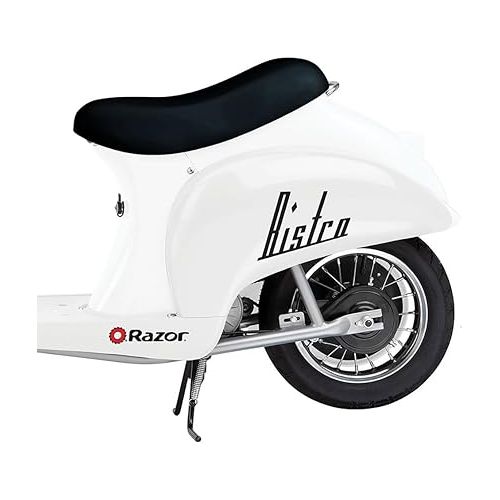 레이져(Razor) Razor Pocket Mod Miniature Euro 24V 250W Toy Electric Motor Scooter, White & Blue (2-Pack) - Speeds up to 15 MPH