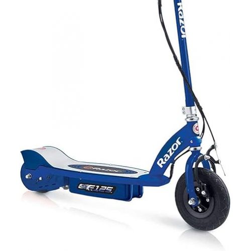 레이져(Razor) Razor E125 Motorized 24-Volt 10 MPH Rechargeable Electric Scooters, Blue & Black