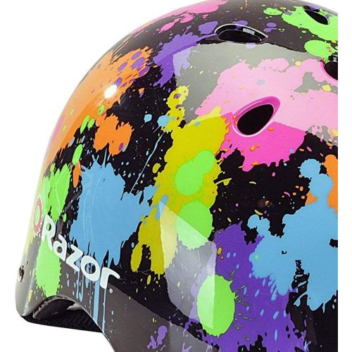 레이져(Razor) [아마존 핫딜]  [아마존핫딜]Razor V-11 Child Muli-Sport Helmet, Splatter