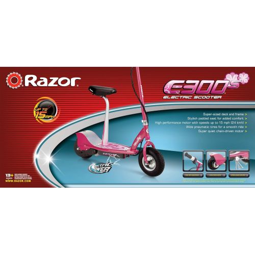 레이져(Razor) Razor E300S Seated Electric Scooter - Sweet Pea