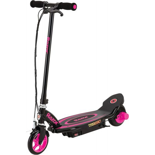 레이져(Razor) Razor Power Core E90 Electric Scooter with hub Motor, Push-Button Throttle, for Kids 8+