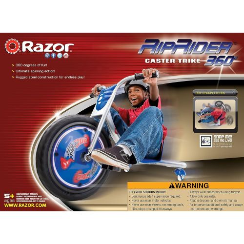 레이져(Razor) [아마존베스트]Razor RipRider 360 Caster Trike