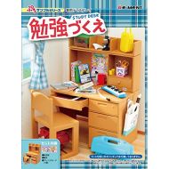 Re-Ment Petit Sample - Benkyoudukue Cute Mini Student Study Desk Table Shelf and Chair RE-MENT Japan