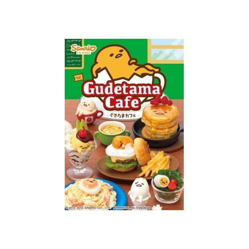  Re-Ment Gudetama Cafe [7. Cake Set] Miniature figure Box (Japan Import)