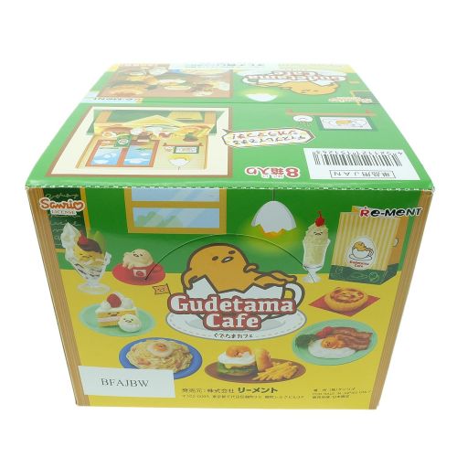  Re-Ment Re-ment Gudetama Cafe Egg Dishes Miniature Full Set Box (Set of 8)