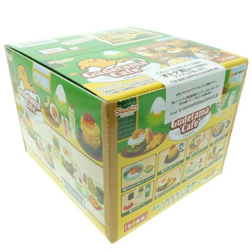  Re-Ment Re-ment Gudetama Cafe Egg Dishes Miniature Full Set Box (Set of 8)