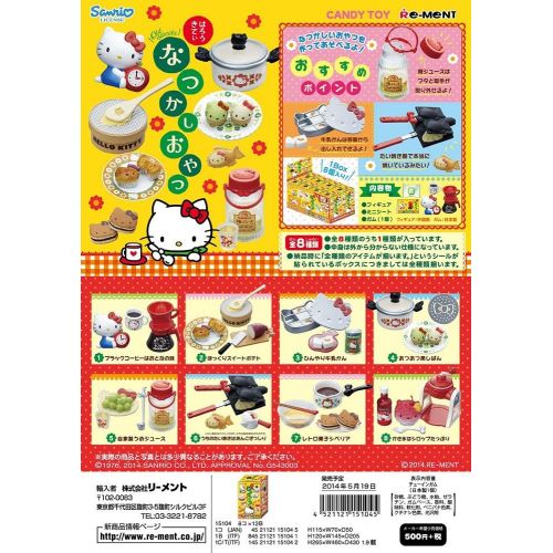  Re-Ment Hello Kitty Nostalgia Snack All 8 Species