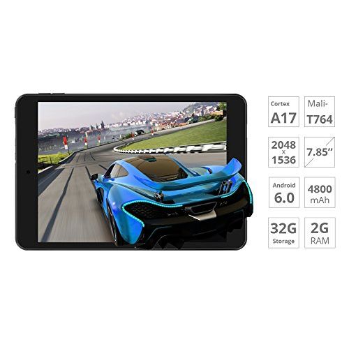  RePad 8 Android Tablet with 7.9 2048X1536 Resolution Display, Quad Core CPU + 2G RAM, WiFi + Bluetooth and 32G Storage + MicroSD Card Slot (Black)