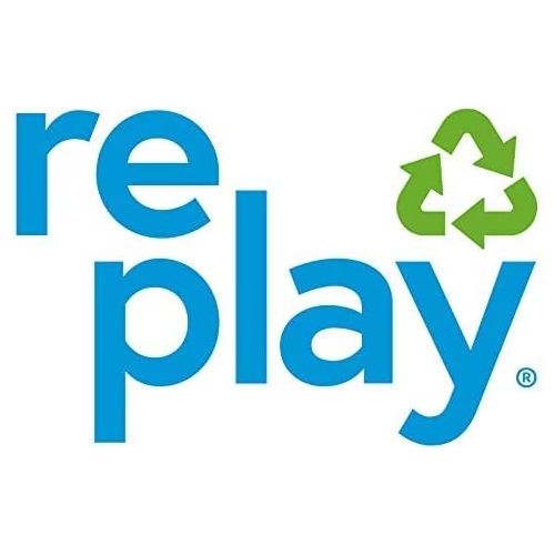  [아마존베스트]Re-Play Made in USA 3pk Plates with Deep Sides for Easy Baby, Toddler, Child Feeding - Sky Blue, Aqua,...