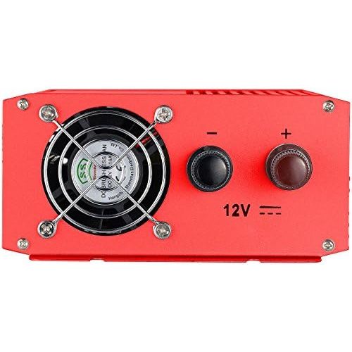  [아마존베스트]-Service-Informationen reVolt Sine wave inverter: car voltage converter 700 W, 2 x 230 V AC, 5 V USB, peak 1400 W (sine wave voltage converter)