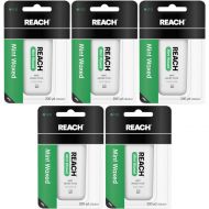 Reach Dental Floss, Waxed-Mint-200 yds. (Quantity of 5) by Reach