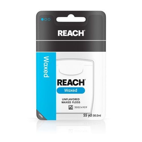  PACK OF 24 - Reach Mint Waxed Dental Floss, 55 Yards