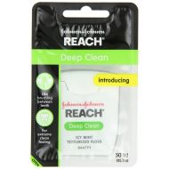 Reach Deep Clean, Texturized Icy Mint Dental Floss, 50 Yard Dispensers (Pack of 8)