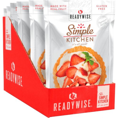  ReadyWise 6-Pack Case Simple Kitchen Strawberry Yogurt Tart RWSK05-025 CampSaver