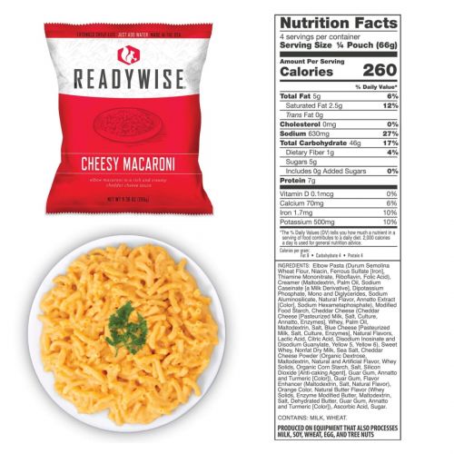  ReadyWise 72 Hour Emergency Food Supply RW01-142