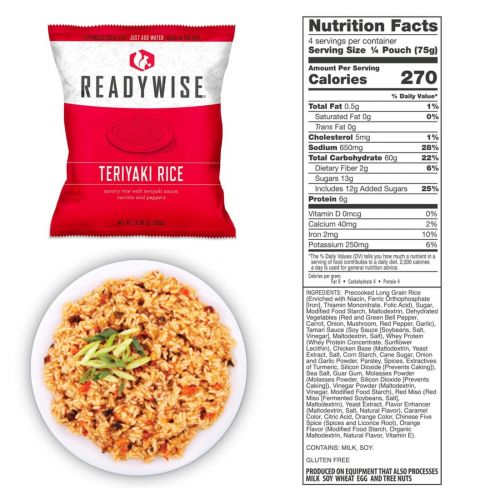  ReadyWise 72 Hour Emergency Food Supply RW01-142