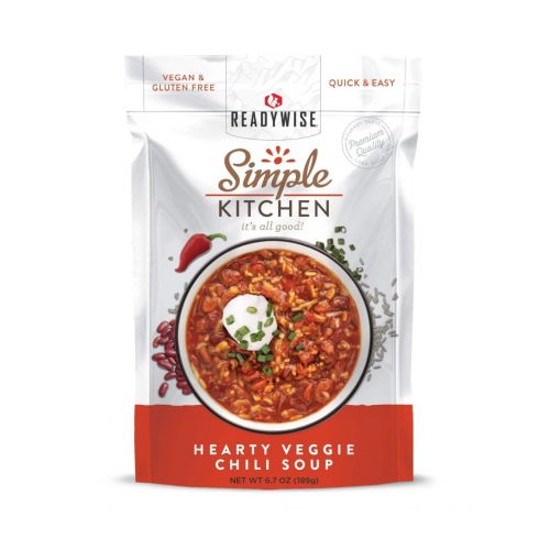  ReadyWise 6-Pack Case Simple Kitchen Hearty Veggie Chili Soup RWSK05-027 CampSaver