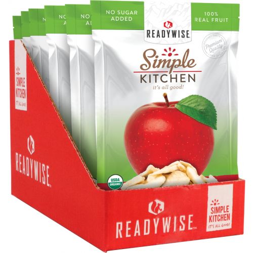  ReadyWise 6-Pack Case Organic Freeze-Dried Apple RWSK05-017