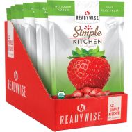 ReadyWise 6-Pack Case Organic Freeze-Dried Strawberries RWSK05-014