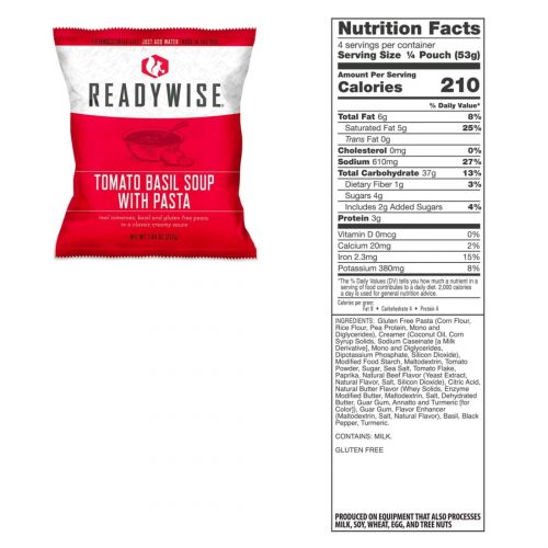  ReadyWise Emergency Food Supply Favorites RW01-016 CampSaver