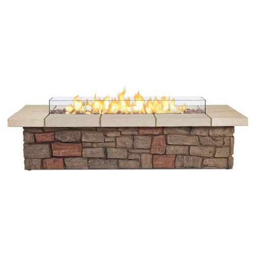  Real Flame Sedona 29 x 66 Propane Fire Table in Buff