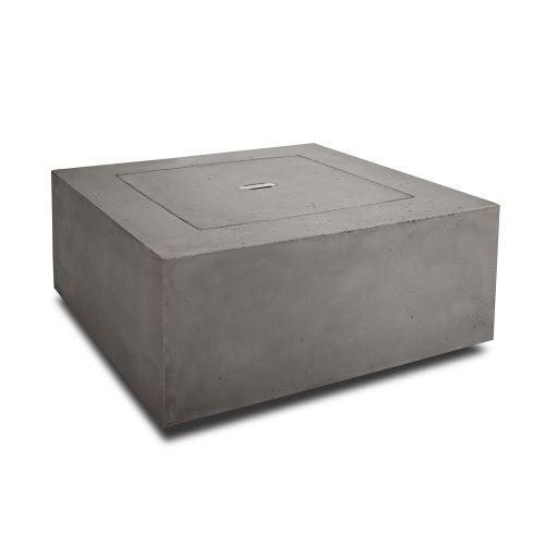  Real Flame Baltic Square Propane Fire Table, Glacier Gray