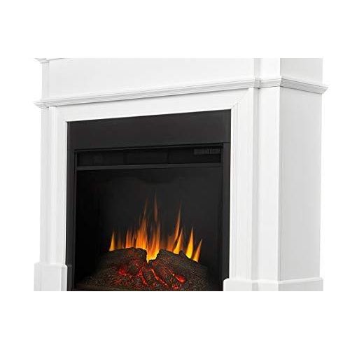  Real Flame 8060E Harlan Grand Electric Fireplace in White, Large