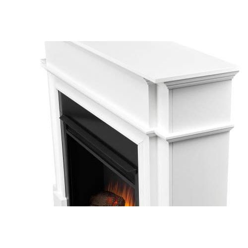  Real Flame 8060E Harlan Grand Electric Fireplace in White, Large