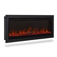 Real Flame 49 Electric Fireplace Insert, Black, (5555)