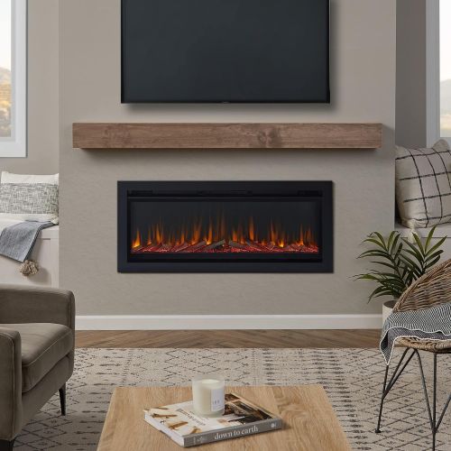  Real Flame 49 Electric Fireplace Insert, Black, (5555)