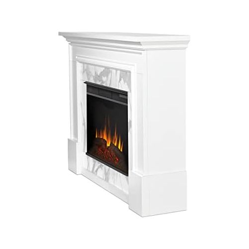  Real Flame 8240 Merced Electric Fireplace (White)