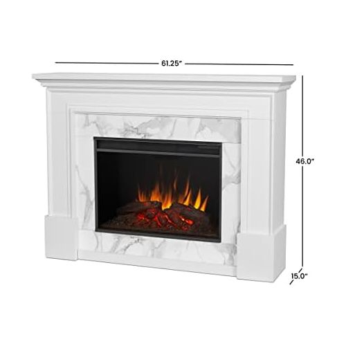 Real Flame 8240 Merced Electric Fireplace (White)