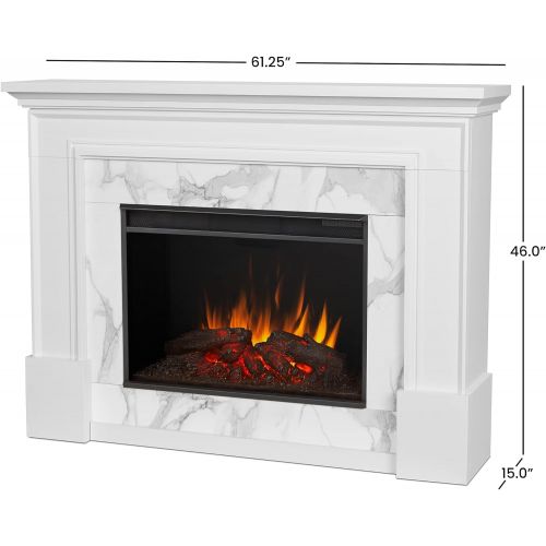  Real Flame 8240 Merced Electric Fireplace (White)