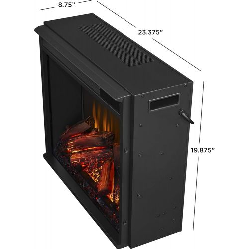  Real Flame Aspen Electric Fireplace, Barn Wood Grey