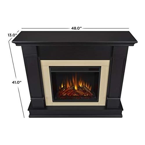  Real Flame G8600E Silverton Electric Fireplace, Black