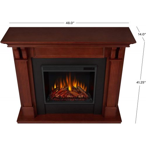  Real Flame 7100E-M 7100E Ashley Electric Fireplace, Medium, Mahogany