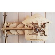 RealWoodClock Personalized universal gift. Wooden clock, assembly kit.