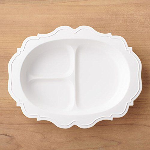  Reale (Japan) Reale Series Divided Plate (3 Section) /Galson/Without Box/Made from Japanese Bamboo BIO Plastic