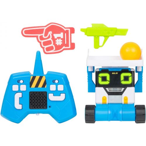  [아마존베스트]Really R.A.D. Robots Really RAD Robots MiBRO - Interactive Remote Control Robot with Accessories, 50+ Functions & Sounds - Your Personal Prank Bot | Plays, Talks, and Pranks