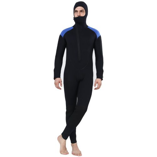  Realon Diving Suit Men 5mm Full Surfing Wetsuit Hoodie Snorkeling Jumpsuit