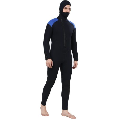  Realon Diving Suit Men 5mm Full Surfing Wetsuit Hoodie Snorkeling Jumpsuit