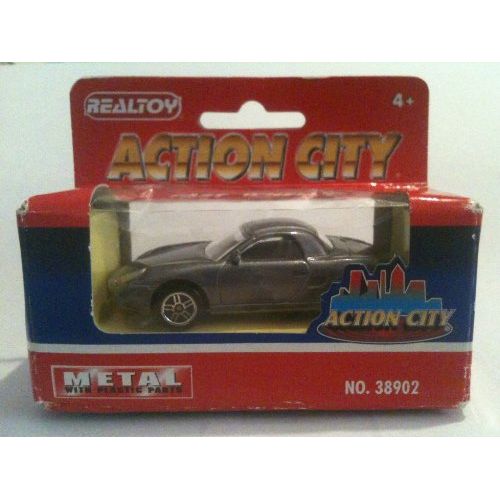  Realtoy International Limited REALTOY - Action City Fast Wheels - Porsche Boxster (Silver-Gray) - WINDOW BOX HAS SHELF WEAR