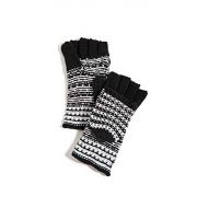 Rebecca+Minkoff Rebecca Minkoff Womens Patchwork Jacquard Pop Top Mittens