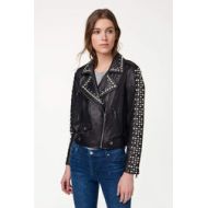 Rebecca Minkoff Wes Moto Jacket With Pearls