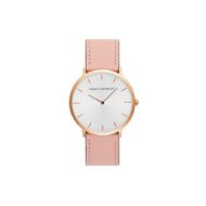 Rebecca Minkoff Major Rose Gold Tone Blush Strap Watch, 40MM